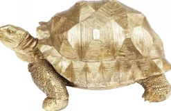 KARE Design Jalalliset Koriste-Esineet*Turtle Gold Medium Kilpikonna, Koriste-esine, Kulta 40cm