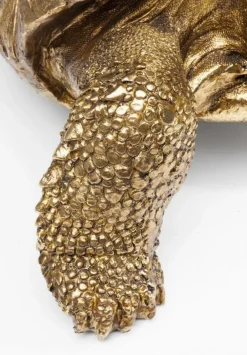 KARE Design Jalalliset Koriste-Esineet*Turtle Gold Medium Kilpikonna, Koriste-esine, Kulta 40cm