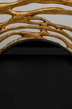 KARE Design Peilit*Twiggy Seinäpeili, Kulta Ø121cm