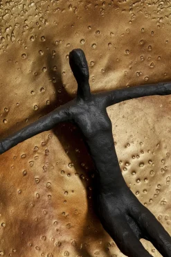 KARE Design Seinäkoristeet*Umano Seinäkoriste, Messinki Ø59cm