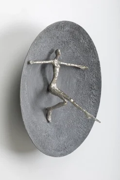 KARE Design Seinäkoristeet*Umano Silver Seinäkoriste Hopea Ø60cm