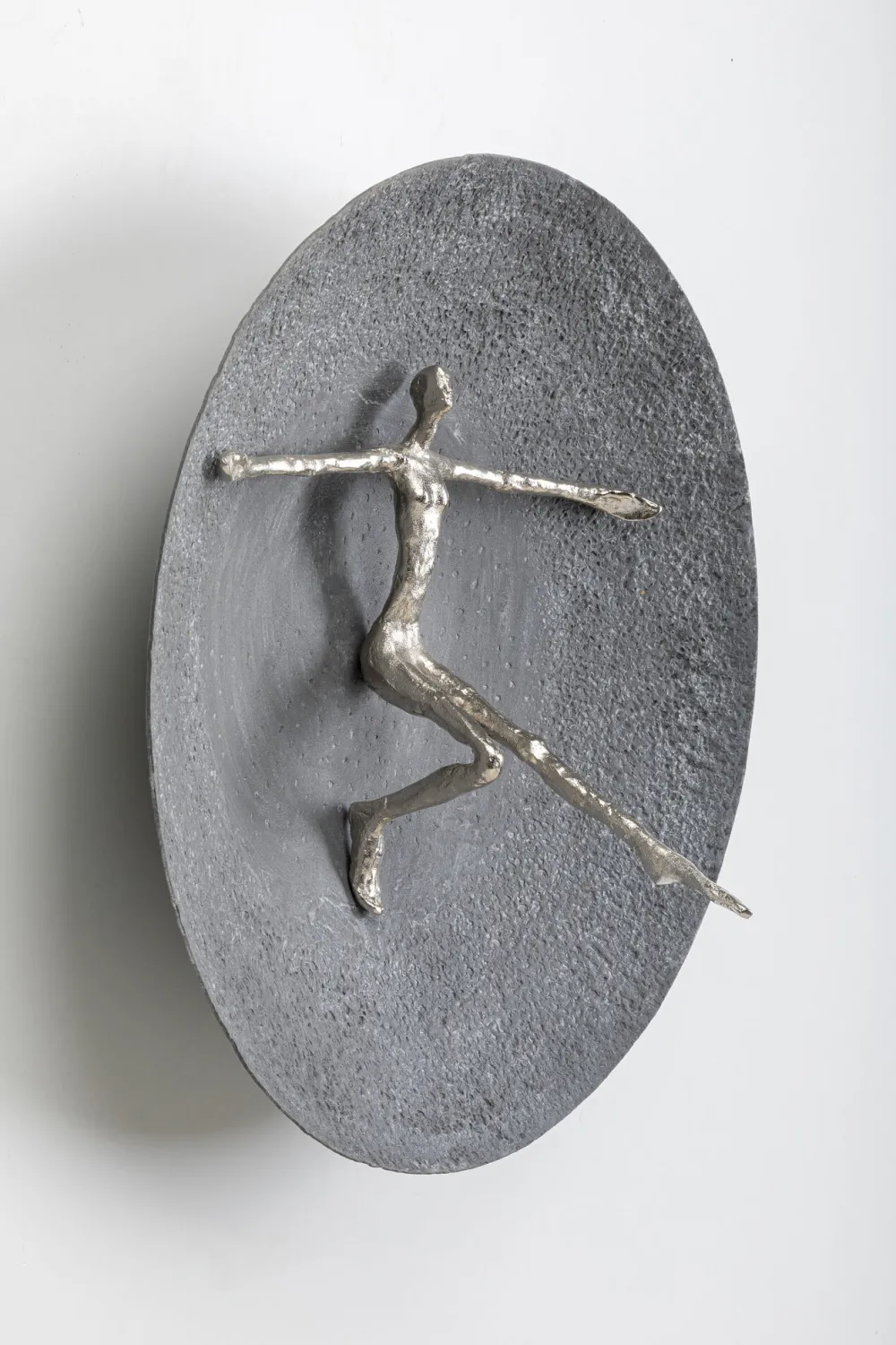 KARE Design Seinäkoristeet*Umano Silver Seinäkoriste Hopea Ø60cm