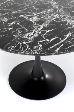 KARE Design Pöydät*Veneto Marble Pöytä, Marmori, Musta Ø110cm