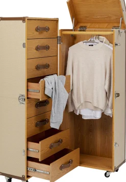 KARE Design Kaapit*Venezia Iso Matkalaukku Vaatekaappi, Kermanvärinen