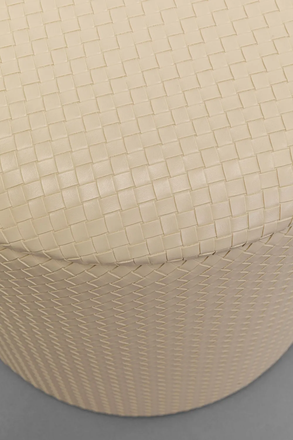 KARE Design Rahit Ja Jakkarat*Venezia Palli, Rahi Säilytyslokerolla, Kermanvärinen Ø40cm