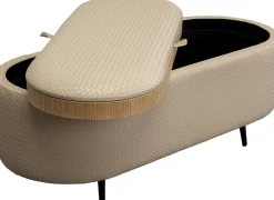 KARE Design Penkit*Venezia Penkki Säilytyslokerolla, Kermanvärinen 100cm