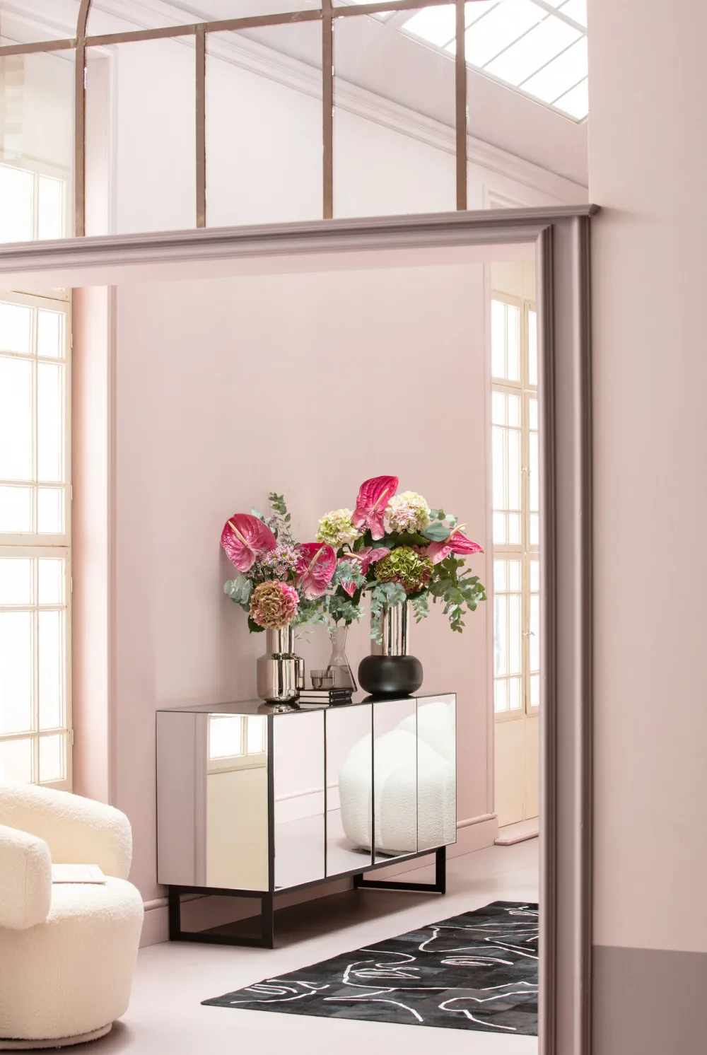 KARE Design Maljakot*Vesuv Maljakko, Musta 42cm