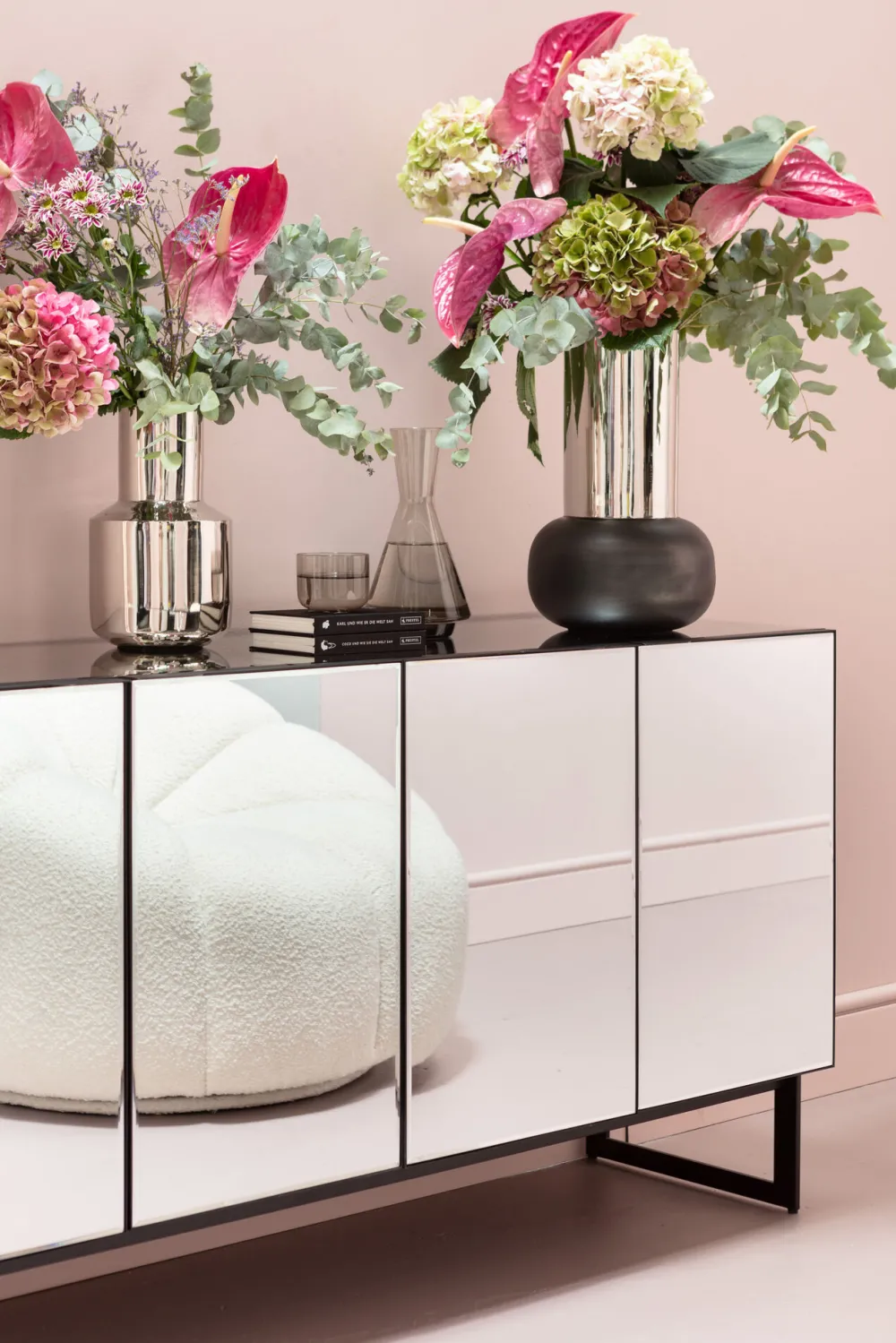 KARE Design Maljakot*Vesuv Maljakko, Musta 42cm