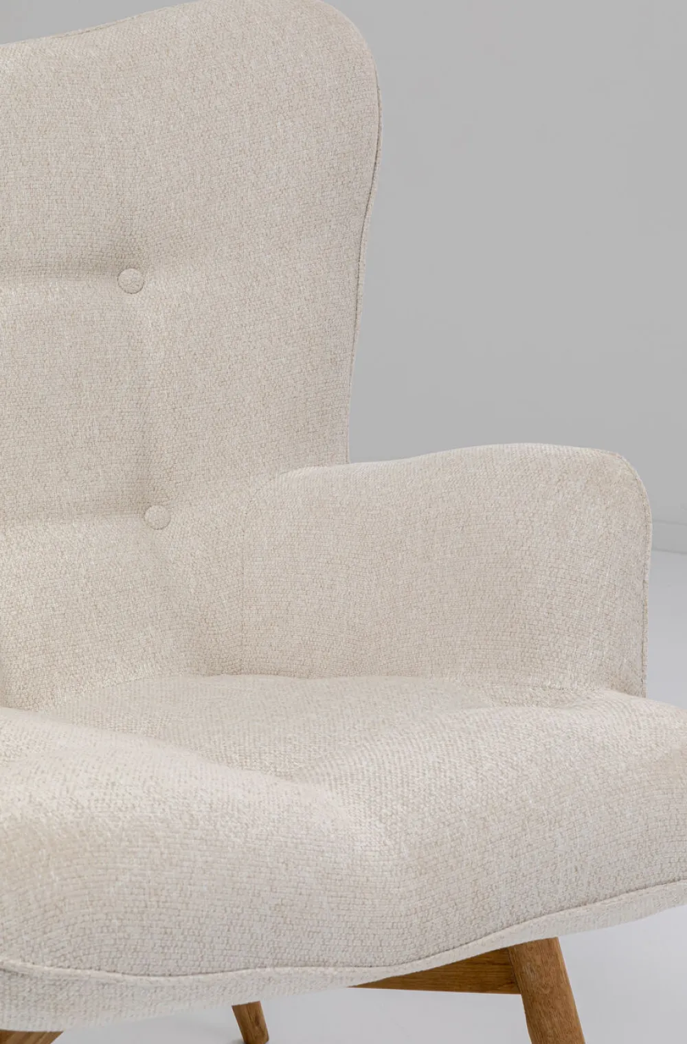 KARE Design Nojatuolit*Vicky Nojatuoli, Kermanvärinen