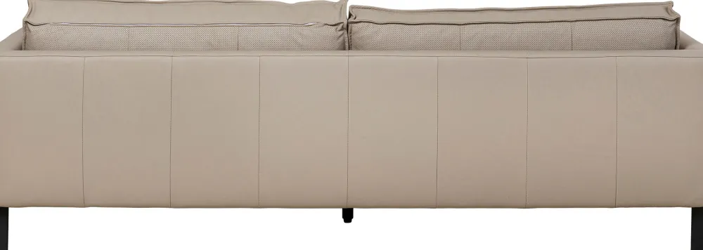 KARE Design Sohvat*Victor 3-istuttava Sohva - Nahkaa, Harmaa 233cm