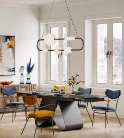 KARE Design Tuolit*Viola Tuoli Käsinojilla Sininen