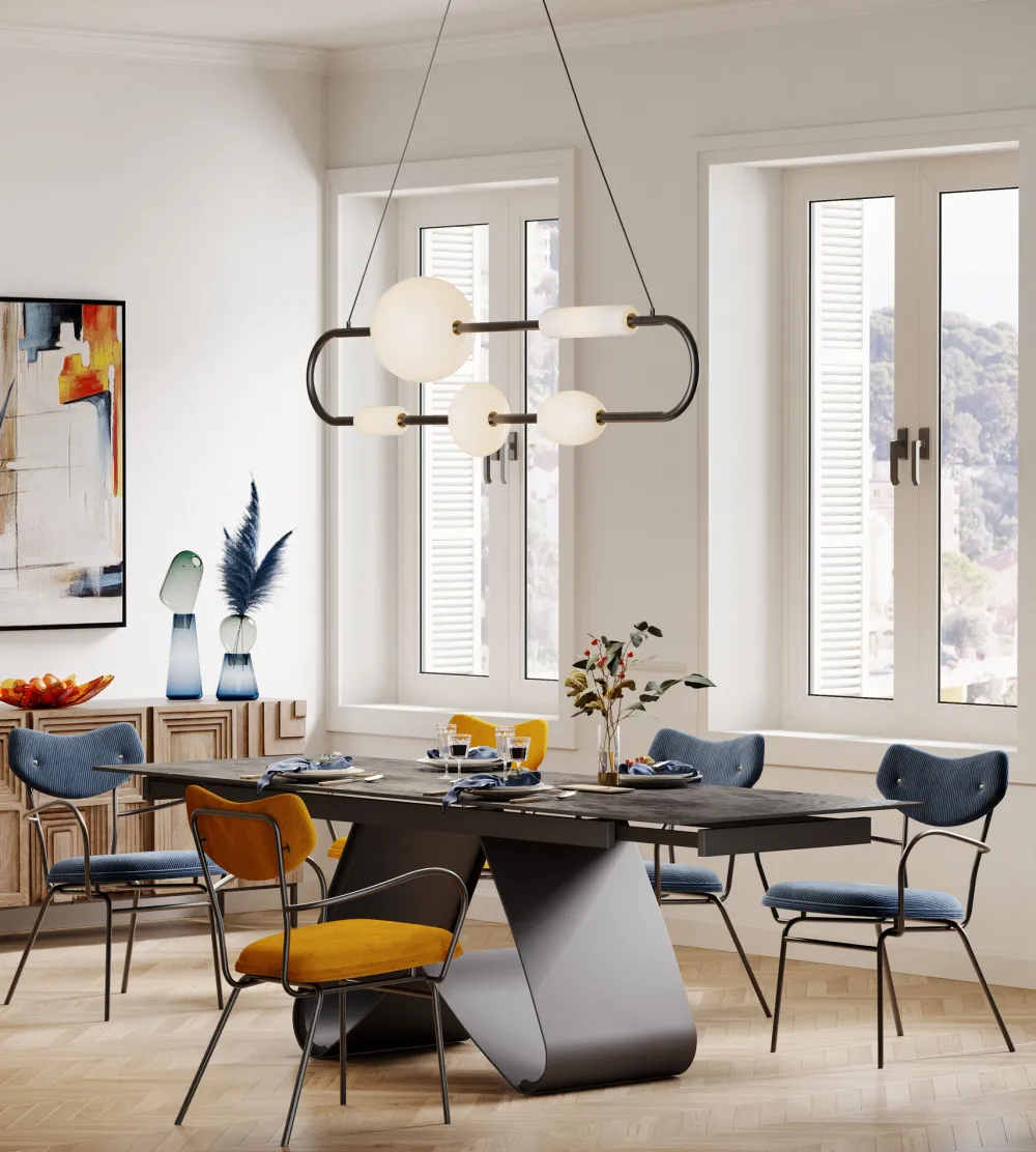 KARE Design Tuolit*Viola Tuoli Käsinojilla Sininen