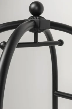 KARE Design Jalalliset Vaatenaulakot*VIP Baggage Trolley Vegas Matkalaukkuvaunu, Matta Musta