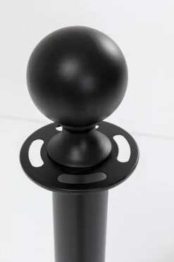 KARE Design Jalalliset Koriste-Esineet*VIP Vegas Köysi Pylväs, Matta Musta 1kpl