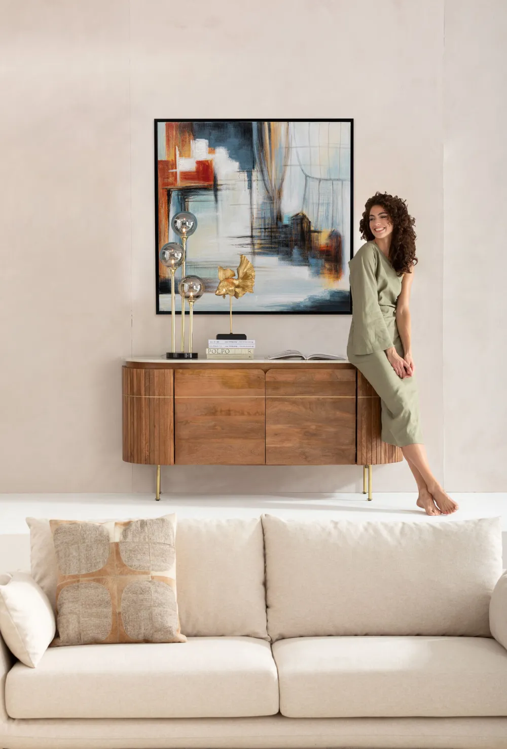 KARE Design Taulut*Visione Front Kehystetty Taulu 100x100cm