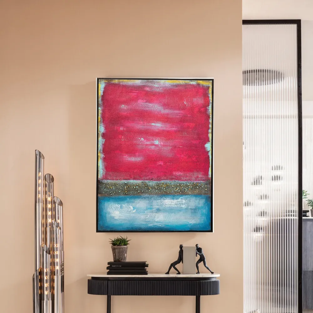 KARE Design Taulut*Vista Canvastaulu Punainen 90x120 Cm