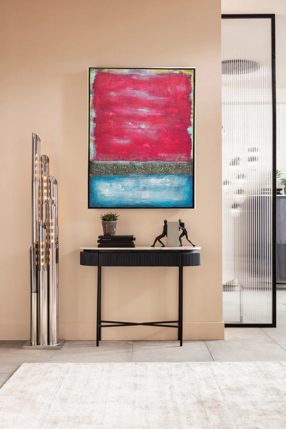 KARE Design Taulut*Vista Canvastaulu Punainen 90x120 Cm