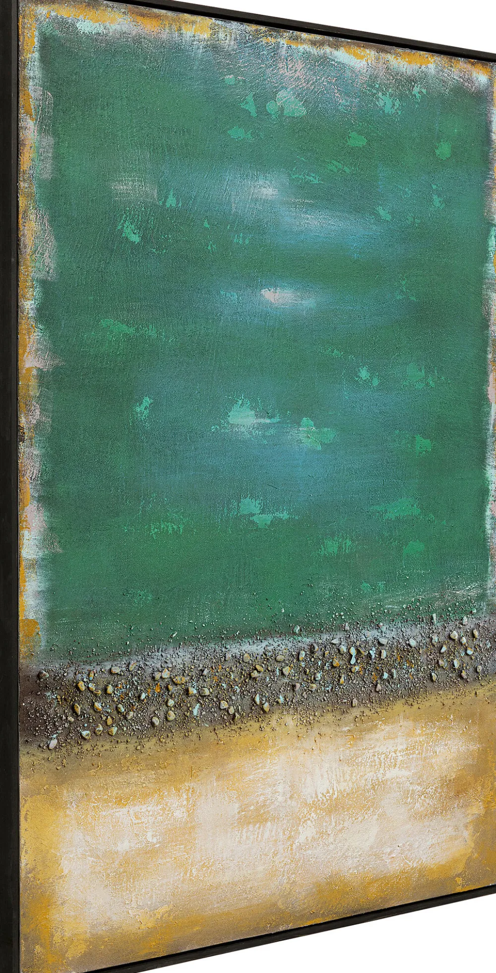 KARE Design Taulut*Vista Canvastaulu Vihreä 90x120 Cm