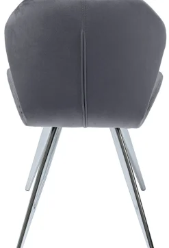 KARE Design Tuolit*Viva Tuoli, Harmaa, Kromi