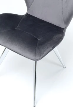 KARE Design Tuolit*Viva Tuoli, Harmaa, Kromi