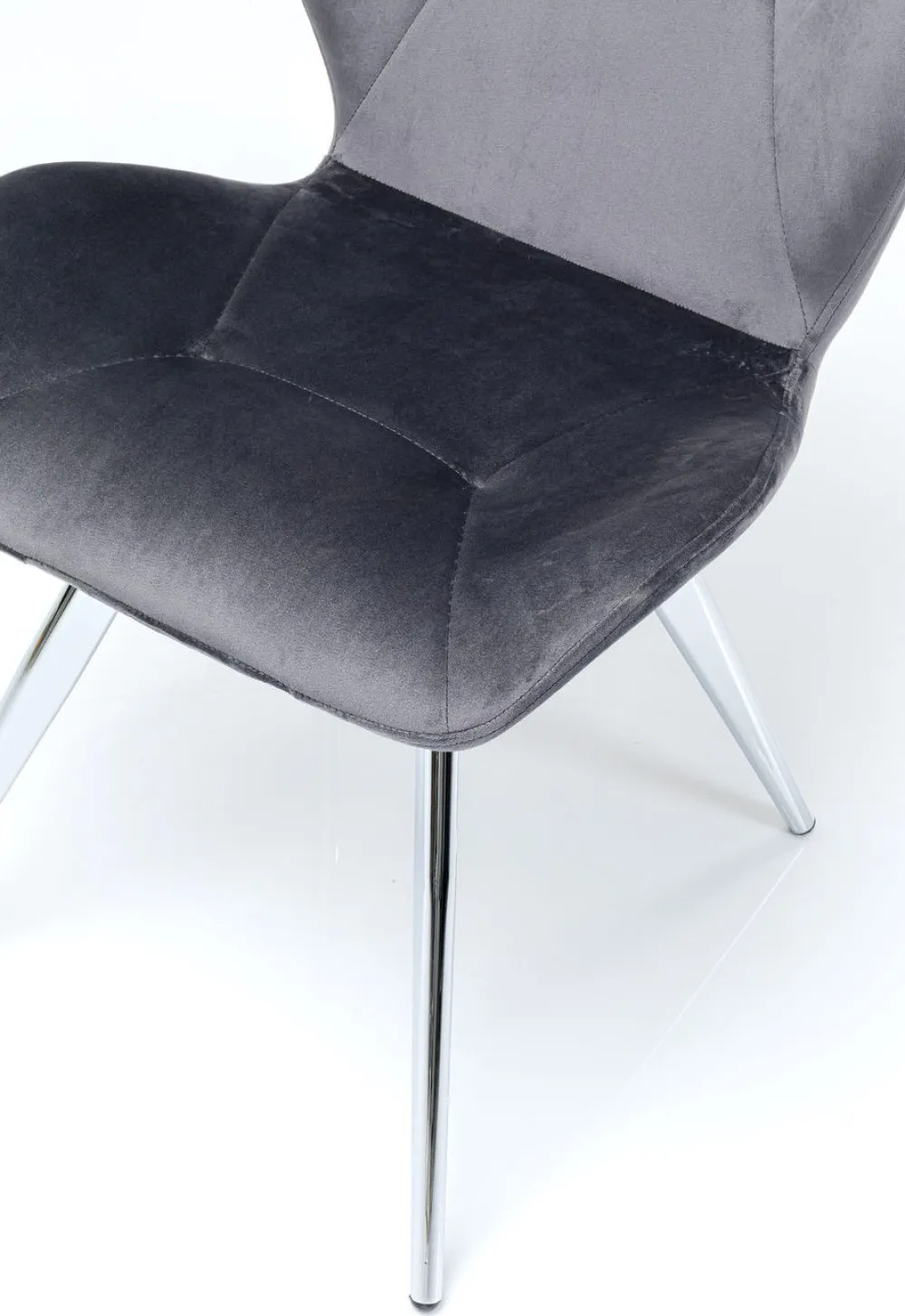 KARE Design Tuolit*Viva Tuoli, Harmaa, Kromi