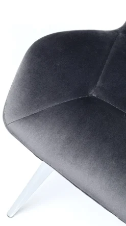 KARE Design Tuolit*Viva Tuoli, Harmaa, Kromi