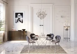 KARE Design Tuolit*Viva Tuoli, Harmaa, Kromi