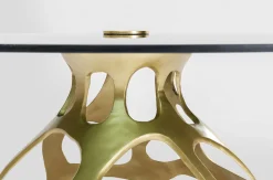 KARE Design Pöydät*Volcano Pyöreä Pöytä, Kulta Ø120cm