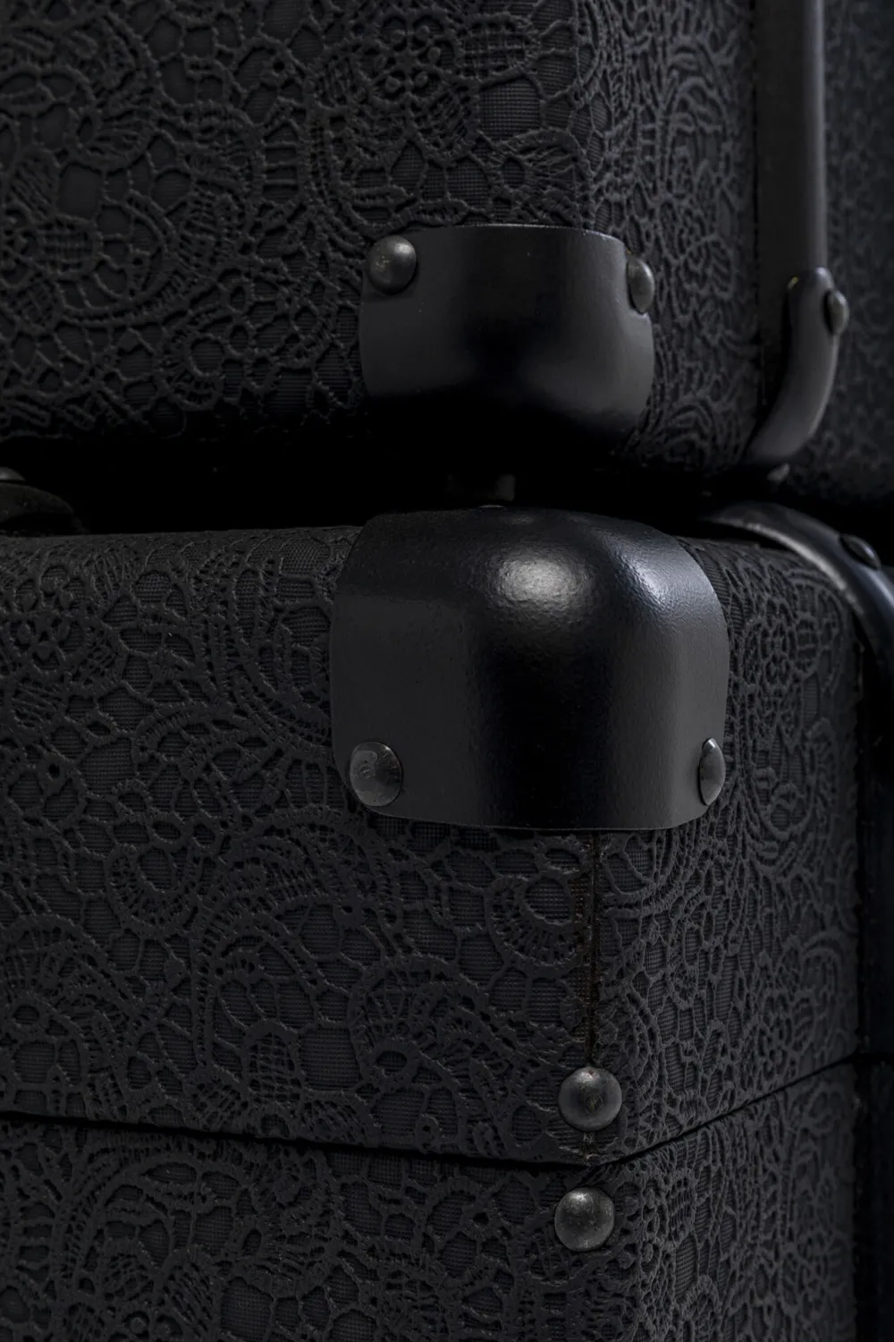 KARE Design Senkit|Olohuone*Voyage Säilytyslaatikot Musta (3/Setti)