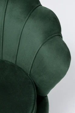 KARE Design Nojatuolit*Water Lily Nojatuoli, Kulta, Tummanvihreä