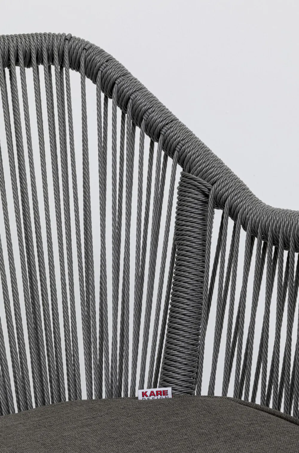 KARE Design Tuolit*Wave Tuoli Käsinojilla, Harmaa