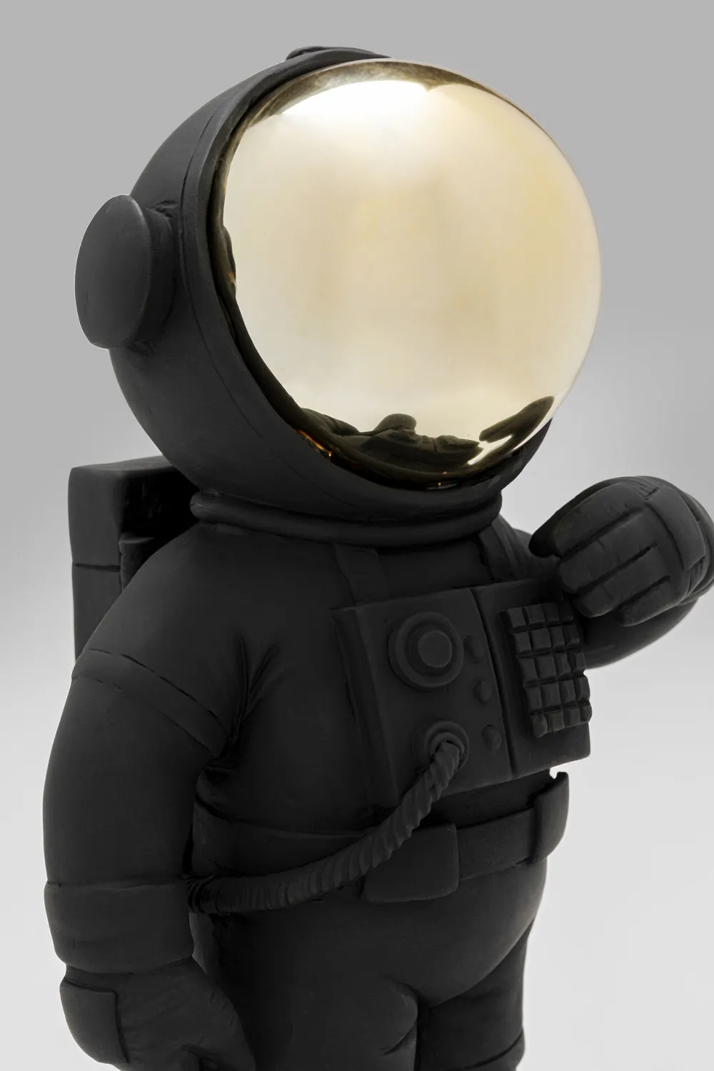 KARE Design Koriste-Esineet*Welcome Astronaut Musta Koriste-esine 27cm