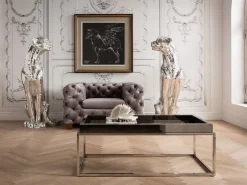 KARE Design Jalalliset Koriste-Esineet*Welcome Panther Pantteri Koriste-esine, Patsas - Mosaiikki, Vasen, XL