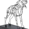 KARE Design Koriste-Esineet*Wire Attack Dog Seinäkoriste 36cm