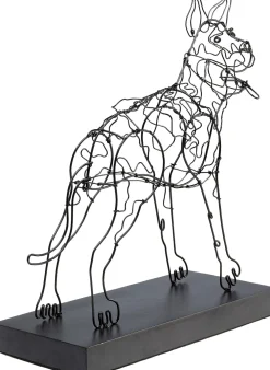 KARE Design Koriste-Esineet*Wire Attack Dog Seinäkoriste 36cm