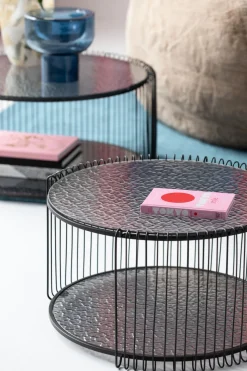 KARE Design Sohvapöydät*Wire Double Bubble Sohvapöytä Musta (2/Setti)