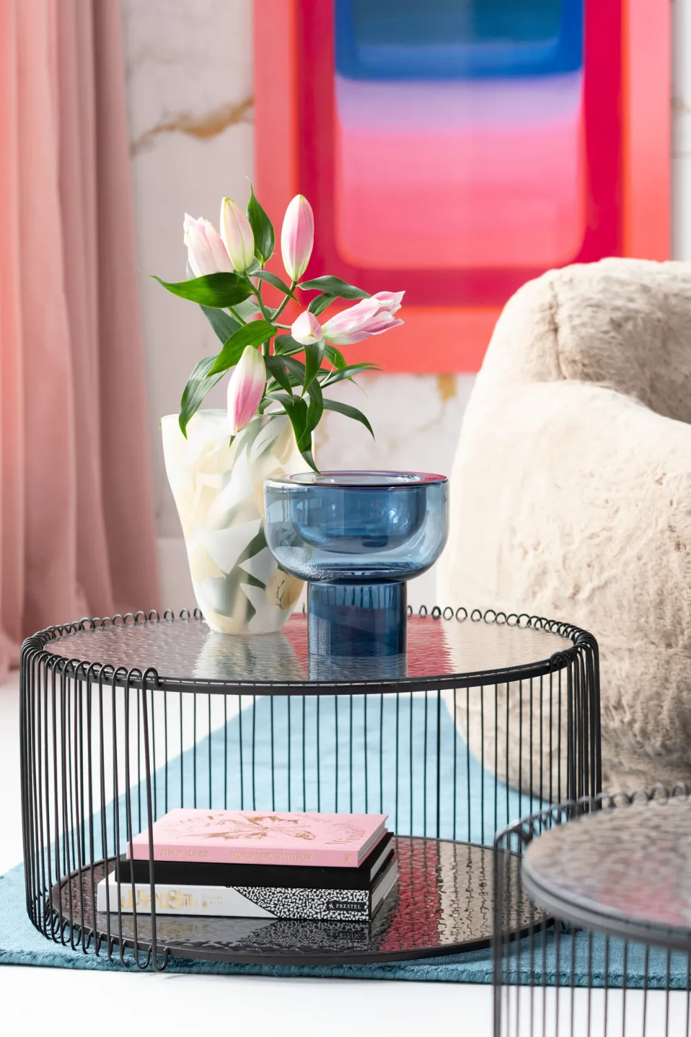 KARE Design Sohvapöydät*Wire Double Bubble Sohvapöytä Musta (2/Setti)