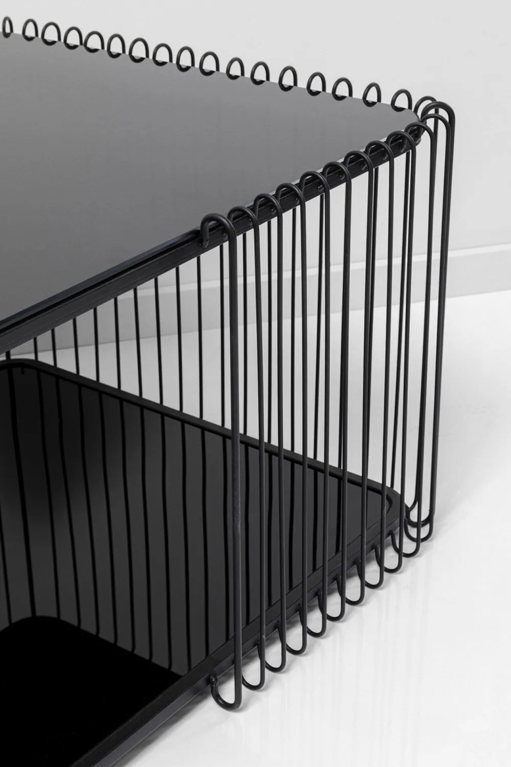 KARE Design Sohvapöydät*Wire Double Sohvapöytä Musta 120x60cm