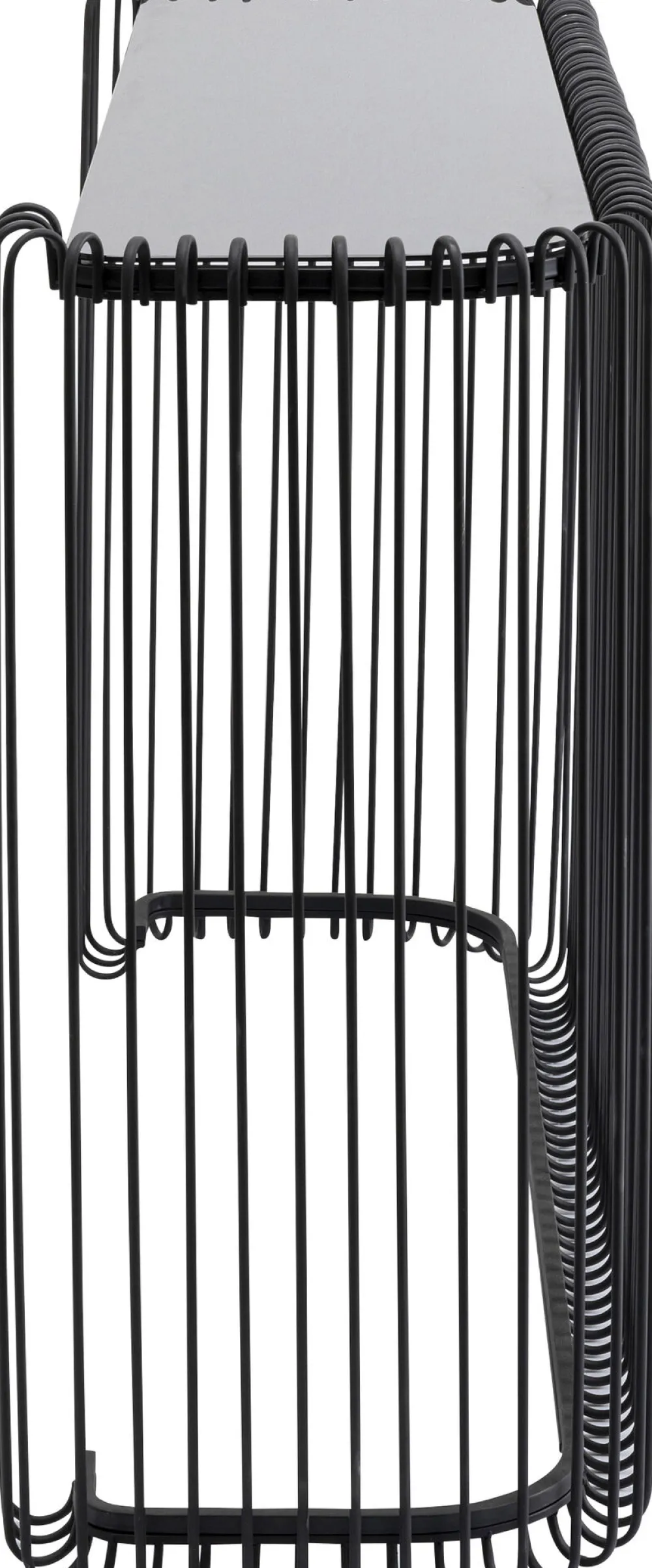 KARE Design Konsolipöydät Ja Sivupöydät*Wire Konsolipöytä - Lasi, Musta 142x89cm