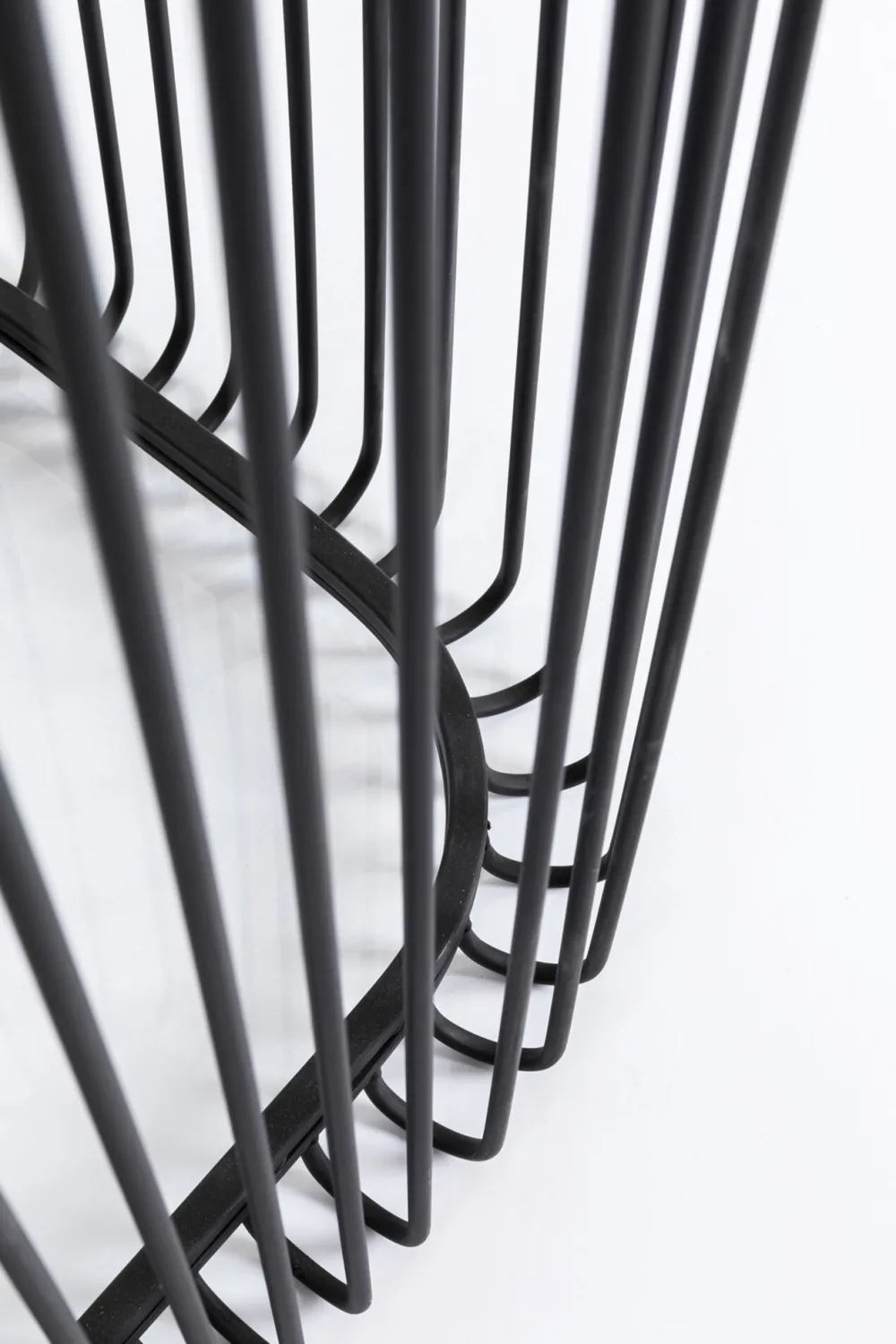 KARE Design Konsolipöydät Ja Sivupöydät*Wire Konsolipöytä - Lasi, Musta 142x89cm