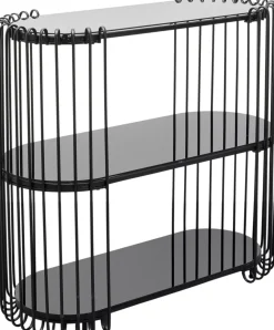 KARE Design Konsolipöydät Ja Sivupöydät*Wire Konsolipöytä, Sivupöytä, Musta 81x78cm