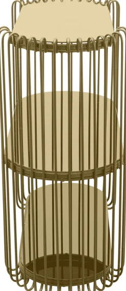 KARE Design Konsolipöydät Ja Sivupöydät*Wire Konsolipöytä, Sivupöytä, Messinki 81x78cm