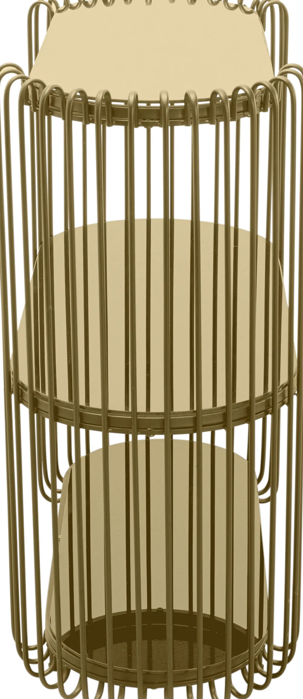 KARE Design Konsolipöydät Ja Sivupöydät*Wire Konsolipöytä, Sivupöytä, Messinki 81x78cm