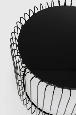 KARE Design Sohvapöydät*Wire Live Sohvapöytä, Musta (2/Setti)