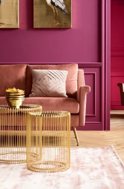 KARE Design Sohvapöydät|Olohuone*Wire Sivupöytä, Messinki (2/Setti)