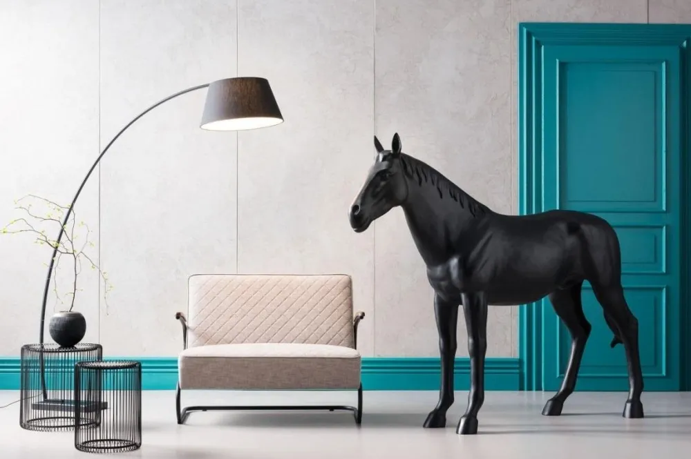 KARE Design Sohvapöydät*Wire Sivupöytä, Musta Ø44cm (2/Setti)