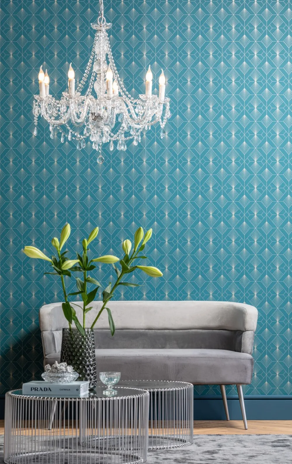 KARE Design Sohvapöydät*Wire Sohvapöytä Hopea (2/Setti)