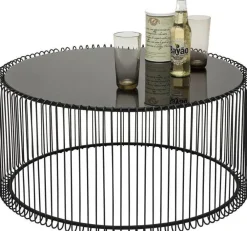 KARE Design Sohvapöydät|Olohuone*Wire Sohvapöytä, Musta (2/Setti)