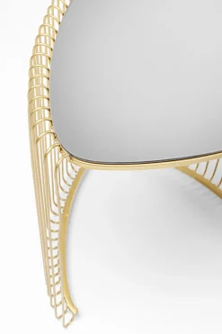 KARE Design Sohvapöydät|Olohuone*Wire Triangle Sivupöytä, Kulta (2/Setti)