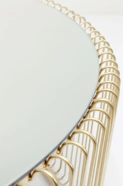 KARE Design Sohvapöydät*Wire Uno Sohvapöytä Messinki Ø80cm